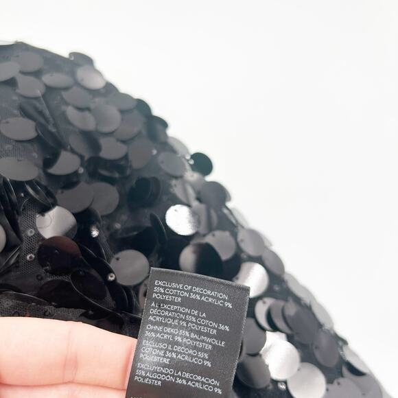 NWT Urban Outfitters UO Womens Disco Party Iris Sequin Crop Cardigan Sweater XS - Picture 8 of 9